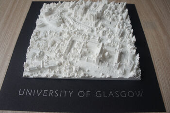 Graduation Gift University Of Glasgow 3D Printed Map, 9 of 9