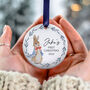 Baby's 1st Christmas Personalised Ceramic Decoration, thumbnail 5 of 9