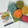 Woolly Pumpkins Needle Felting Craft Kit, thumbnail 3 of 5