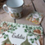 Kids Personalised Woodland Placemat, Coaster And Mug Dinner Set, thumbnail 4 of 7