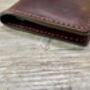 Personalised Leather Passport Holder, Chocolate Brown, thumbnail 5 of 8