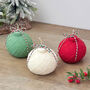 Bead Christmas Bauble Candle Festive Bauble Decoration, thumbnail 5 of 10