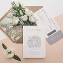 Diy boarding pass wedding invitations