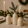 Neutral Ceramic Bud Vases – Set Of Three, thumbnail 4 of 4