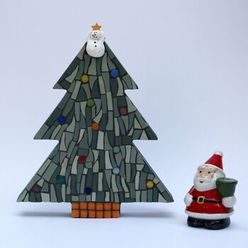 Christmas Tree Handmade Mosaic Ornament, 4 of 9