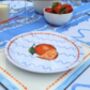 Orange Squiggle China Plate, thumbnail 1 of 5