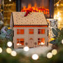 Personalised Christmas Eve Box Wooden House, thumbnail 4 of 12