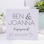 Personalised Typography Engagement Card, thumbnail 1 of 3