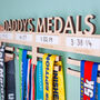 Daddy's Medals Personal Bests Personalised Medal Hanger, thumbnail 2 of 6