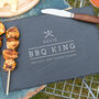 Mens 'Bbq King' Personalised Serving Board, thumbnail 1 of 8