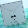 Palm Tree Sterling Silver Necklace, thumbnail 3 of 10