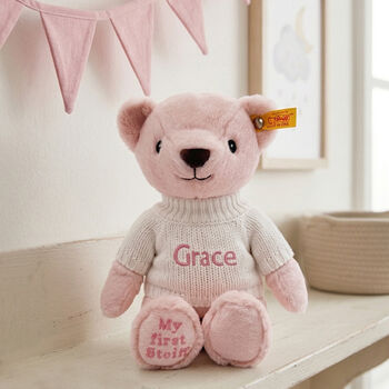 Personalised My First Steiff Teddy Bear, 5 of 7