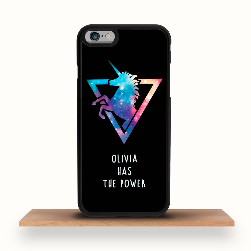 Personalised Unicorn I Phone Case By Crank