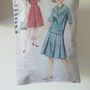 Handmade Lavender Sachet Decoration With Vintage Sewing Pattern Print, Gift For Sewing Friends, thumbnail 4 of 12