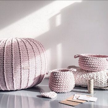 Small Crochet Basket, 10 of 12