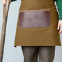 Personalised Leather And Canvas Gardening Apron, thumbnail 2 of 8