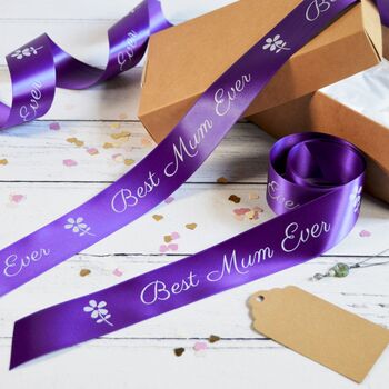 Mother's Day 38mm Personalised Printed Ribbon, 2 of 8