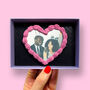 Edible Photo Heart Letterbox Cookie, thumbnail 1 of 7