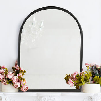 Minimalist Arched Iron Mirror, 2 of 4