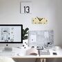 Scandi Design Minimalistic Natural Eco Wall Clock, thumbnail 8 of 10