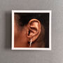 Friendship Knot Sterling Silver Bar Earrings, thumbnail 6 of 8