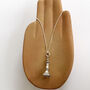 Faye Perfume Bottle Necklace In Sterling Silver, thumbnail 3 of 6