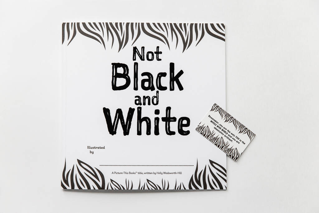 Not Black And White Children's Activity Book, 1 of 7