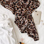 All Over Hand Painted Leopard Print Viscose Scarf, thumbnail 1 of 3
