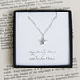 Personalised Silver Plated Star Necklace, thumbnail 1 of 3