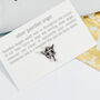 Thank You Card With Sterling Silver Token, thumbnail 2 of 4