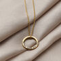 Personalised 9ct Gold Medium Message Necklace, thumbnail 4 of 6