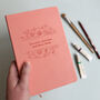 Personalised Wild Rose Notebook Journal, thumbnail 5 of 10