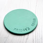Personalised Leather Anniversary Gift Coaster For Home, thumbnail 6 of 7