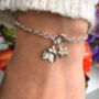 Personalised Holly And Initial Star Necklace, thumbnail 8 of 10