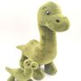 Mummy And Baby Scottish Loch Ness Nessie Toys, thumbnail 1 of 4