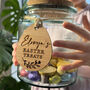 Engraved Wooden Personalised Easter Jar Label, thumbnail 2 of 11