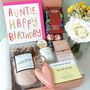 Luxury Personalised Auntie Birthday Gift Box, thumbnail 1 of 11