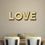 Love Light Up Letters Effect Wall Sticker, thumbnail 2 of 2