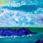 Surreal Coastline Original Oil Painting, thumbnail 3 of 6