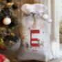 Personalised Monogram Christmas Sack, thumbnail 2 of 6