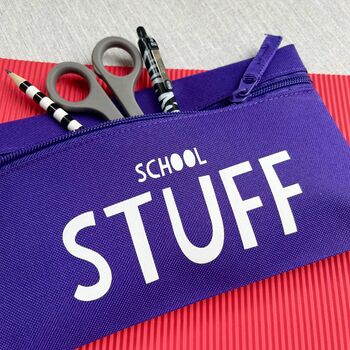 School Stuff Thank You Teacher Pencil Case, 2 of 4