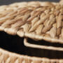 Set Of Three Handwoven Hyacinth Baskets, thumbnail 4 of 4