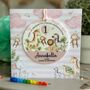 Personalised, 1st Birthday Or Any Age Pink Zoo Card, thumbnail 3 of 3