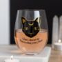 Mystic Stemless Wine Glass, thumbnail 1 of 3