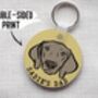 Weimaraner Dog Keyring, thumbnail 4 of 6