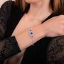 Amethyst 925 Sterling Silver Statement Bracelet, thumbnail 1 of 3
