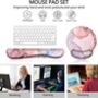 Glitter Keyboard And Mouse Wrist Rest Pad Set, thumbnail 3 of 6