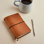 Personalised Leather Travel Journal, thumbnail 1 of 5
