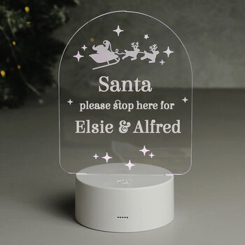 Personalised Christmas LED Sign Light, 2 of 3