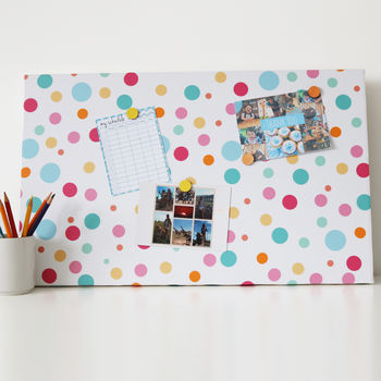 Multi Polka Dot Magnetic Noticeboard, 2 of 6